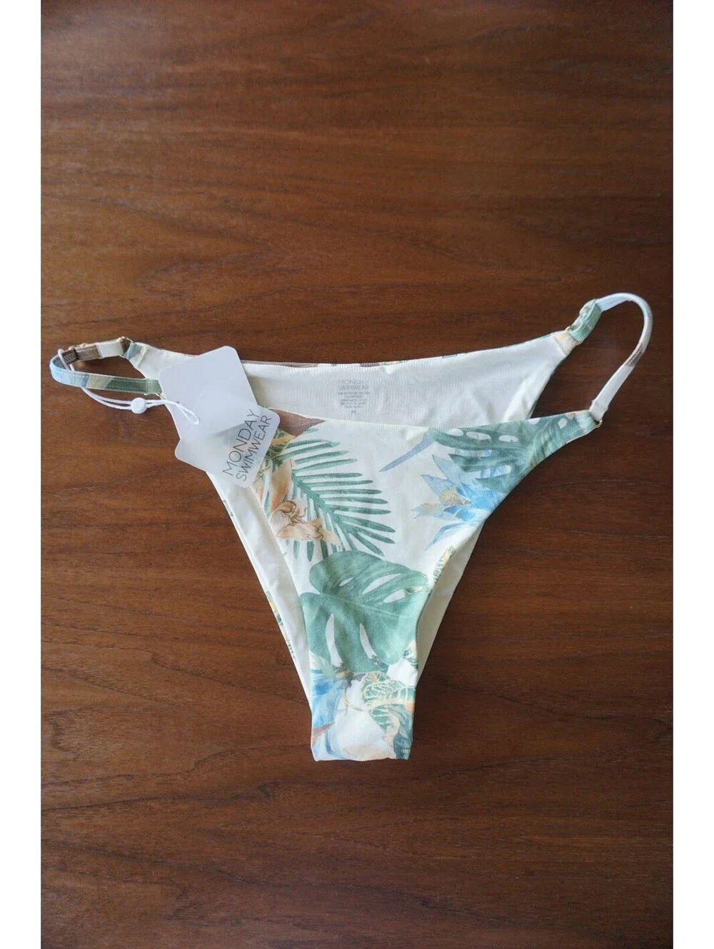 Monday Swimwear Amazonia Palma Cheeky Bikini Bottom Size M NWT